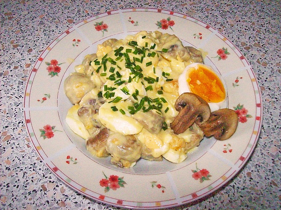 Eiersalat mit Champignons von pflaumenmus12 | Chefkoch.de