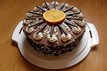Orangen-Schokoladen Torte 1