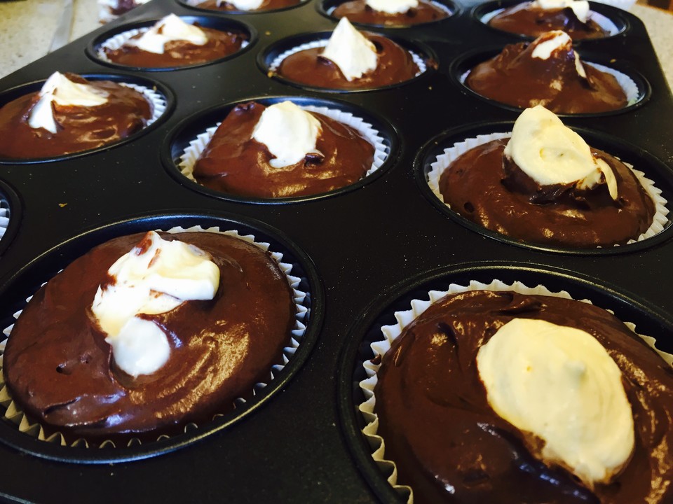 Double Chocolate Cheesecake Muffins Von Lillithy Chefkochde