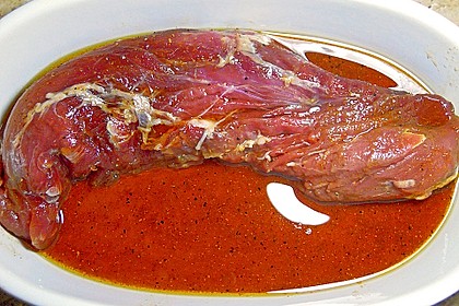 Schweinefilet mariniert 45