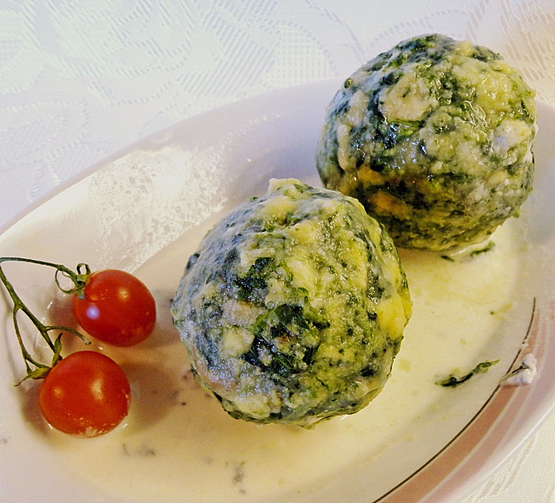 Spinatknödel mit Gorgonzolasauce von lalalalalalala | Chefkoch.de