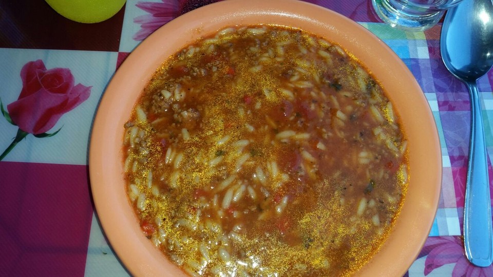 Türkische Nudelsuppe mit Hackfleisch von NiS85 | Chefkoch.de