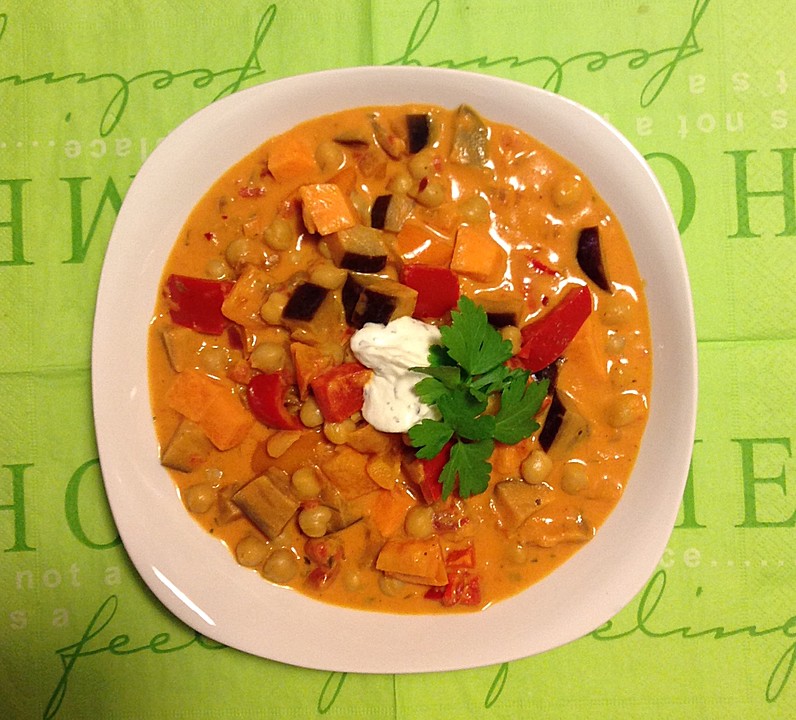 Süßkartoffel-Kichererbsen Curry von da_ma | Chefkoch.de