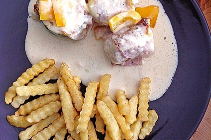 Schweinefilet mit Zucchini in Gorgonzola-Sahne-Sauce 9