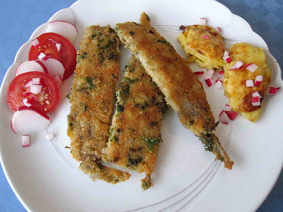 Matjes im Kräutermantel gebraten von dactylus | Chefkoch.de