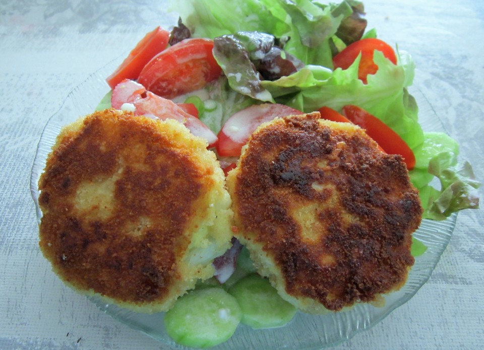 Blumenkohl-Käse-Medaillons von utadohl | Chefkoch.de