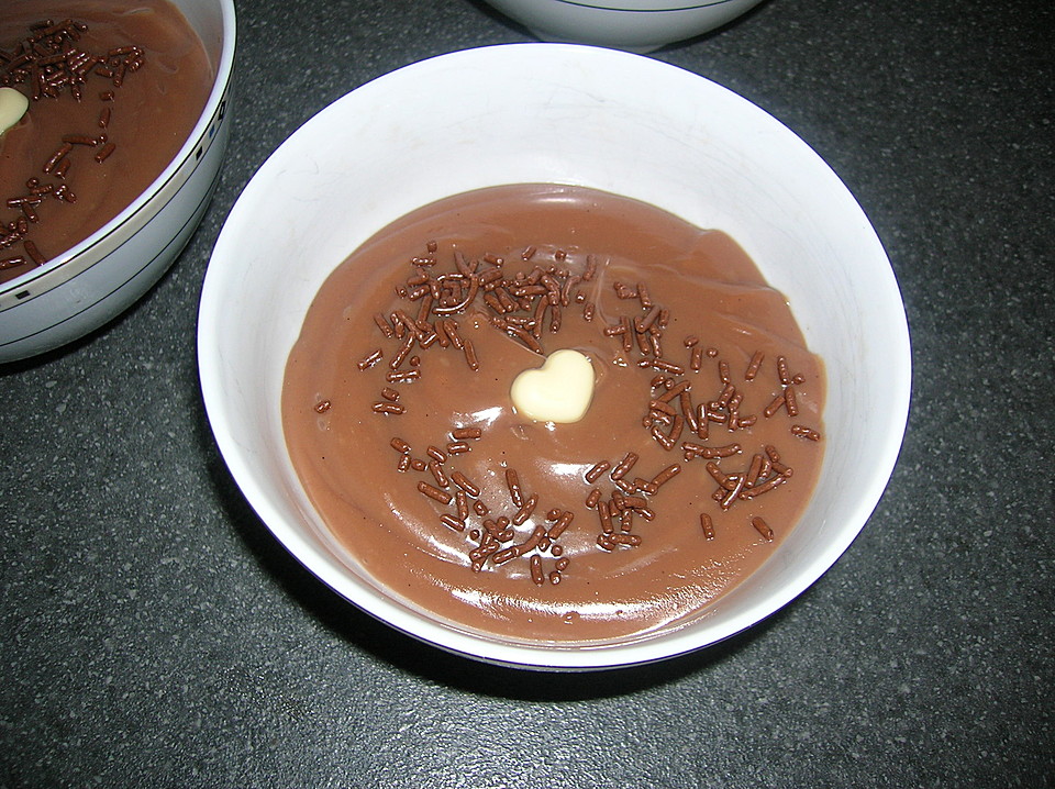 Gourmet-Schoko-Pudding selbstgemacht, sahnig und schokoladig von Stift1 ...