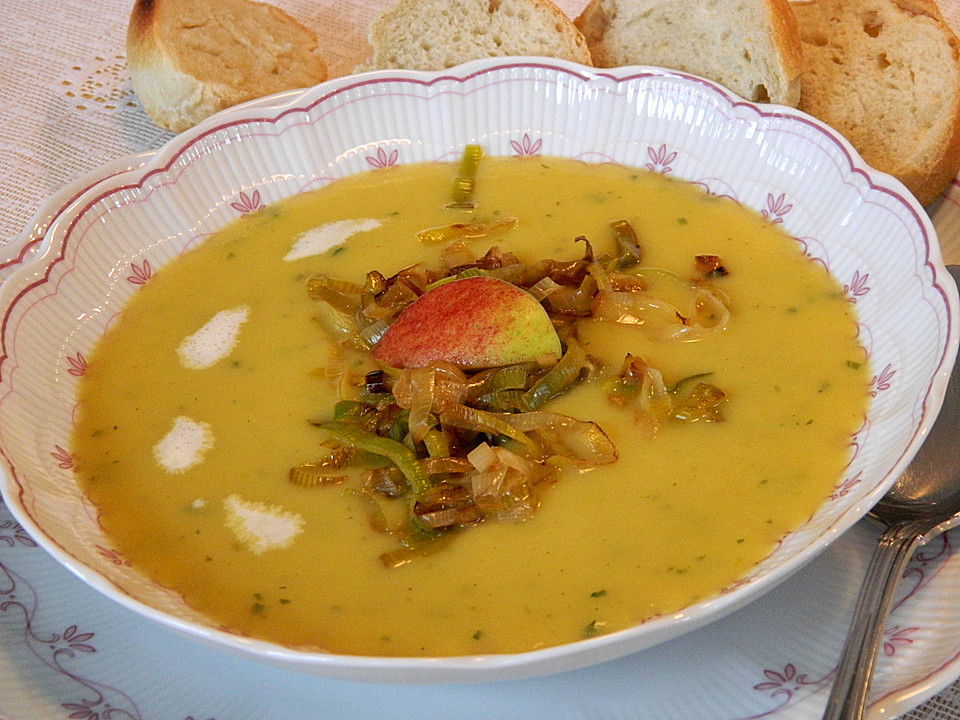 Apfel-Lauch Suppe mit Curry von lalalalalalala | Chefkoch.de
