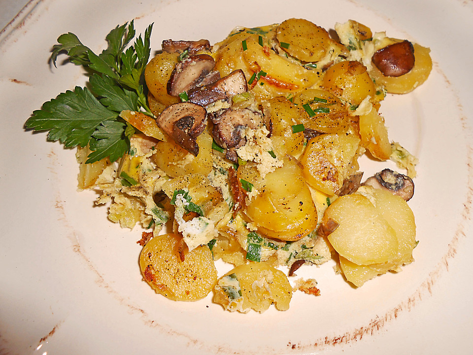 Champignon-Kartoffel-Omelette von GlutenoGlutanos | Chefkoch.de
