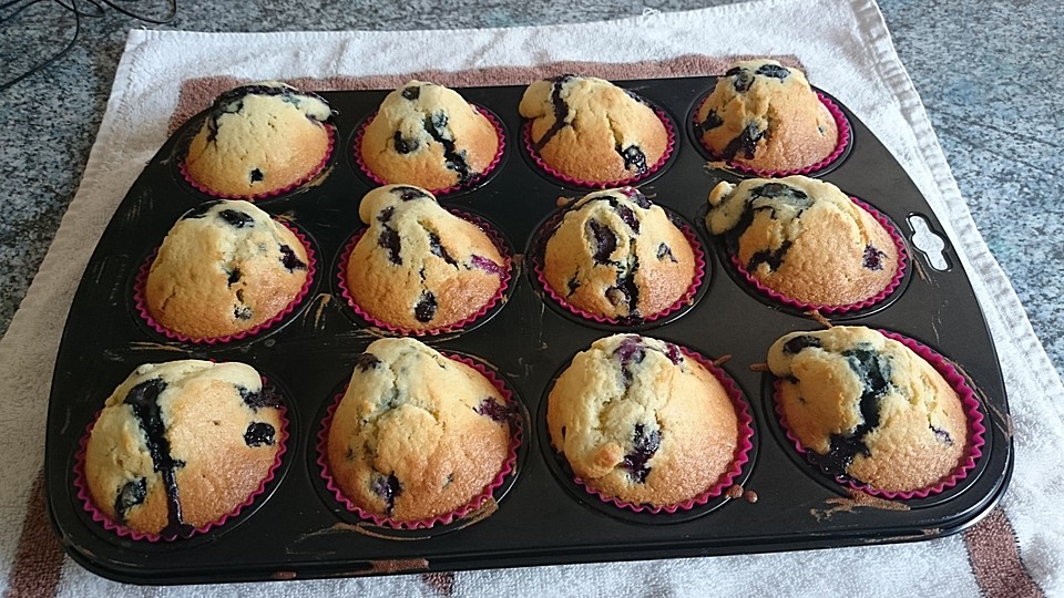 Blaubeermuffins, klassisch von Isnogud12 | Chefkoch.de