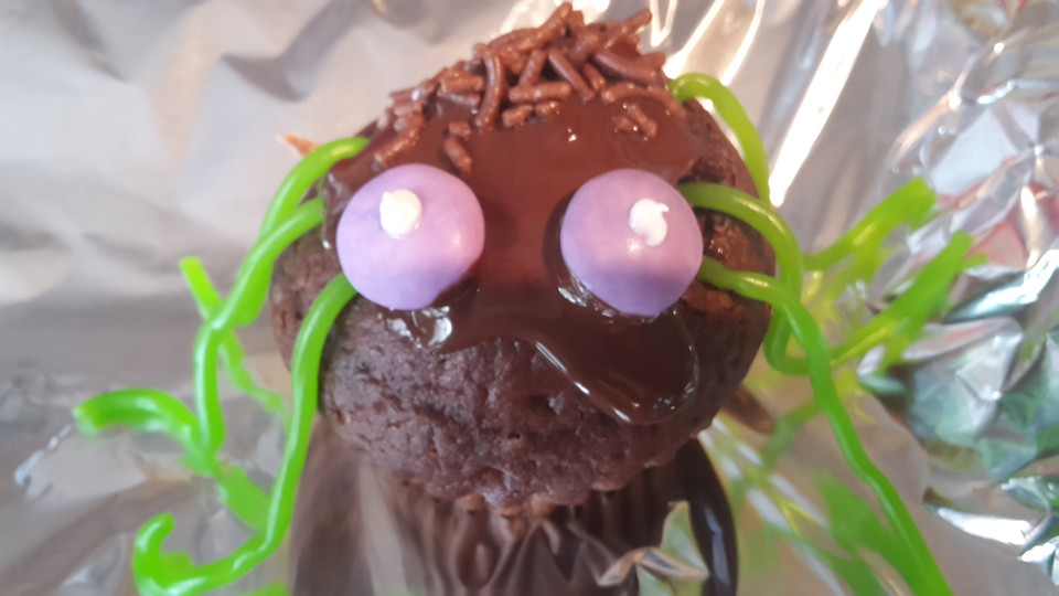 Spinnenmuffins für Halloween von KattyB87 | Chefkoch.de