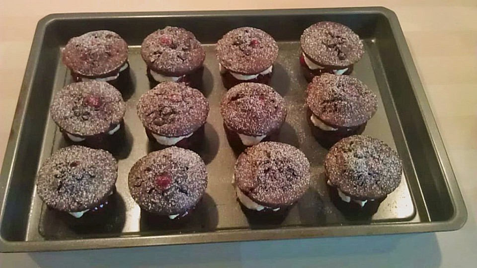 Schwarzwälder-Kirsch Muffins von daniel23nrw | Chefkoch.de