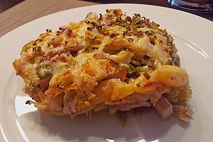 Schupfnudel-Wirsing-Gratin mit Kasseler 11