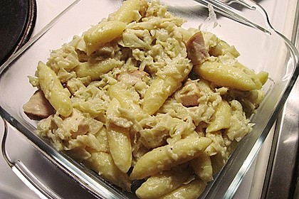 Schupfnudel-Wirsing-Gratin mit Kasseler 26