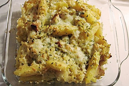 Schupfnudel-Wirsing-Gratin mit Kasseler 15