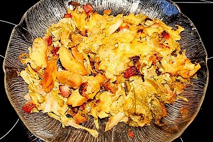 Schupfnudel-Wirsing-Gratin mit Kasseler 31