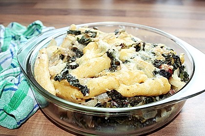 Schupfnudel-Wirsing-Gratin mit Kasseler 12
