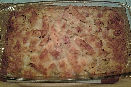 Schupfnudel-Wirsing-Gratin mit Kasseler 39
