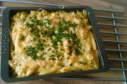 Schupfnudel-Wirsing-Gratin mit Kasseler 20
