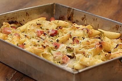 Schupfnudel-Wirsing-Gratin mit Kasseler 4