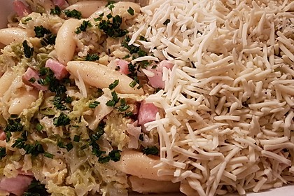 Schupfnudel-Wirsing-Gratin mit Kasseler 28