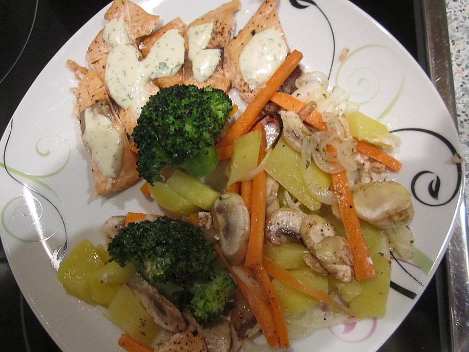 Lachs aus dem Ofen von christinalina | Chefkoch.de