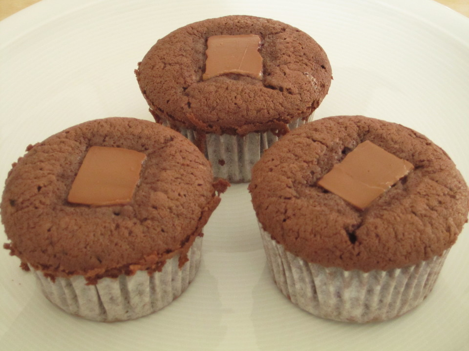 Eiweiß-Schoko-Muffins mit flüssigem Kern von nachtvogel11 | Chefkoch.de