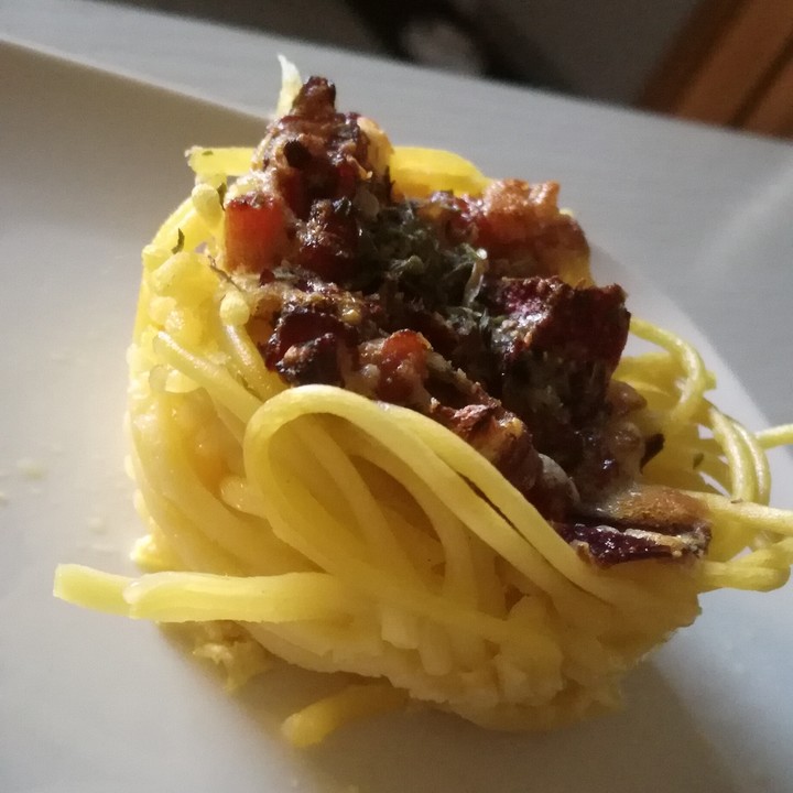 Spaghetti Carbonara-Muffins von Hobbykochen  Chefkoch.de