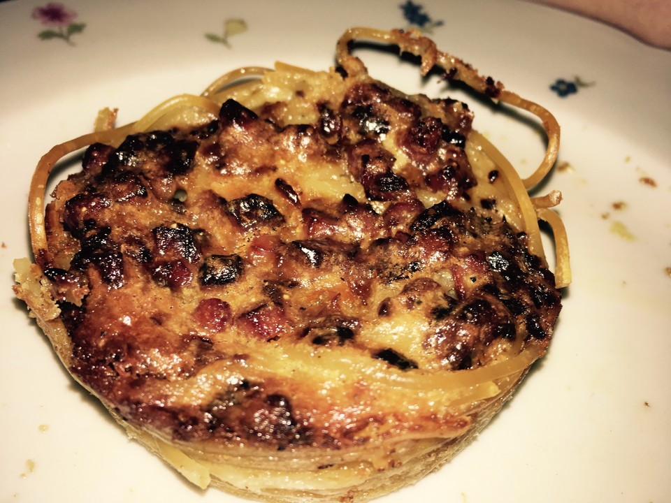 Spaghetti Carbonara-Muffins von Hobbykochen  Chefkoch.de