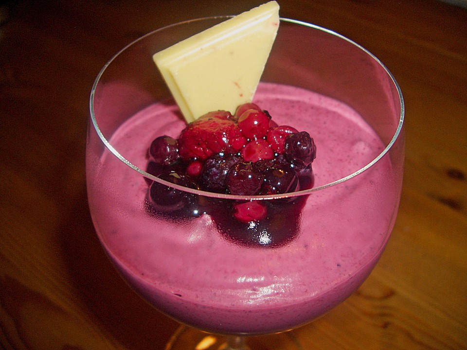 Waldbeeren-Mousse von puffel84 | Chefkoch.de