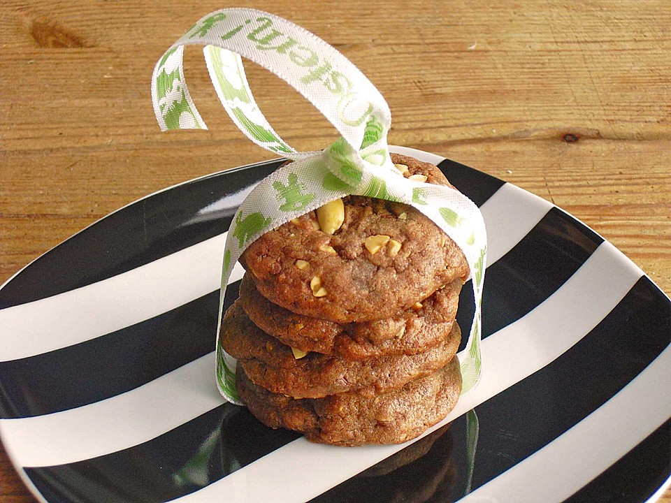 Schoko-Cookies mit Erdnuss von ep1312 | Chefkoch.de