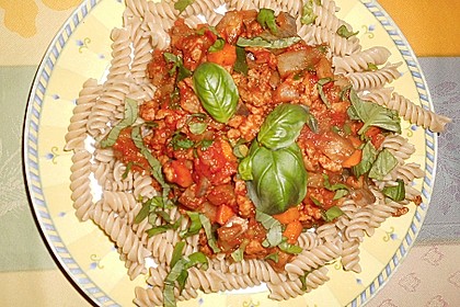Pasta Bolognese, vegetarisch bzw. vegan 5