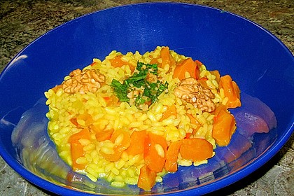 Kürbisrisotto mit Walnüssen (Rezept mit Bild) von silli175 | Chefkoch.de