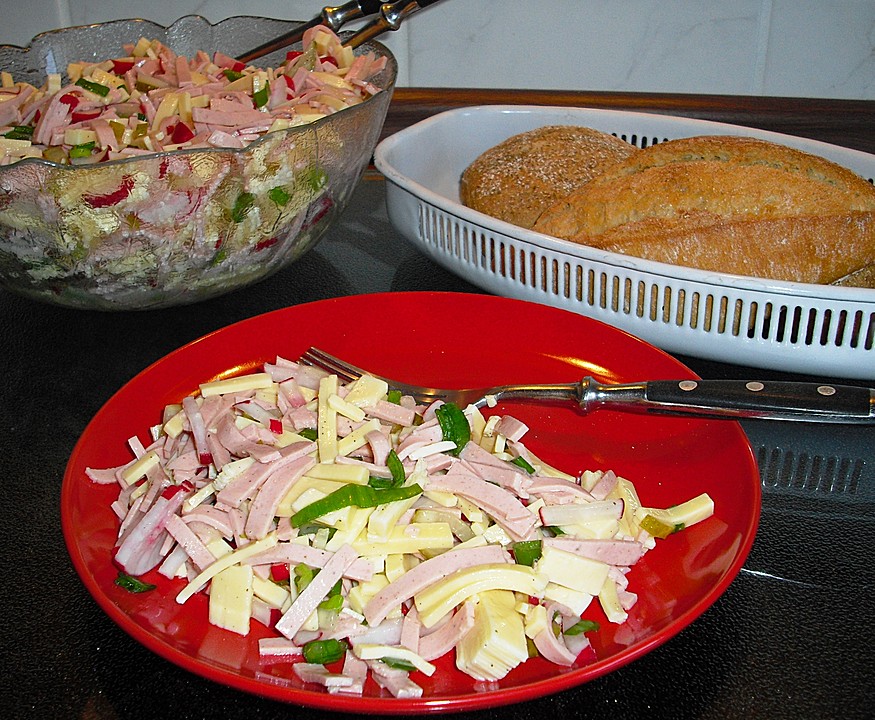 Wurst-Käse-Salat mit Radieschen von bärenmama | Chefkoch.de
