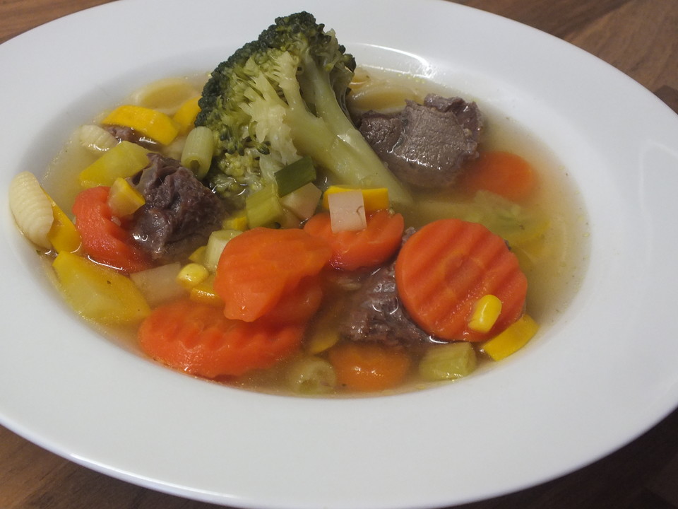 Nudelsuppe mit Rindfleisch von sch_susi | Chefkoch.de