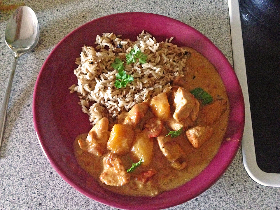 Brasilianisches Hühnchen mit Kokosmilch und Mango von Natascha1983 ...