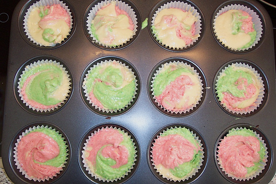 Regenbogen - Muffins von Chrissy79 | Chefkoch.de