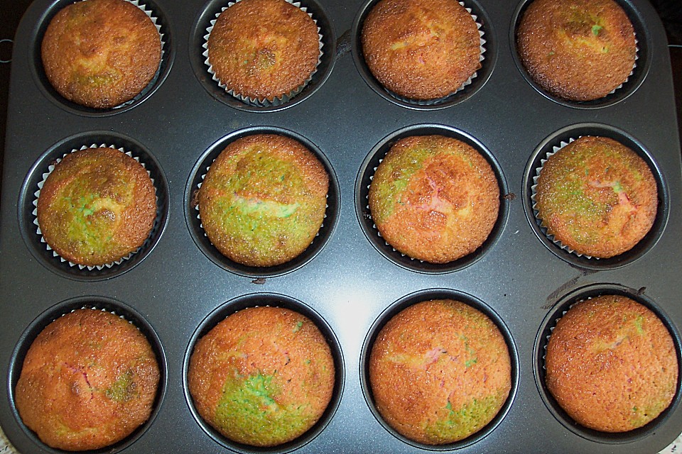 Regenbogen - Muffins von Chrissy79 | Chefkoch.de