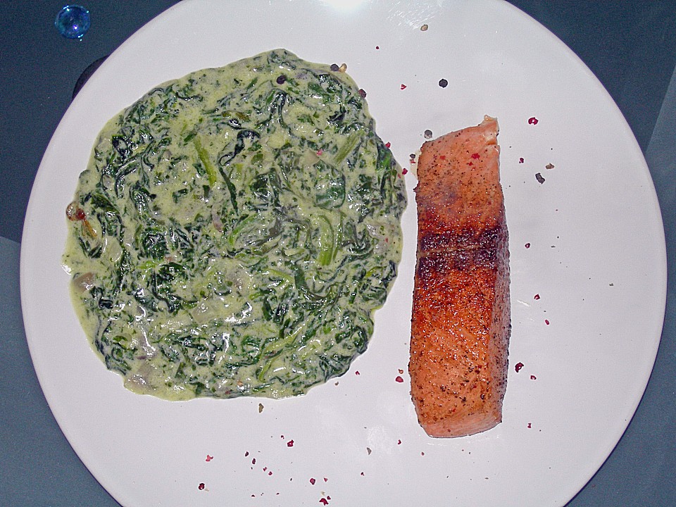 Lachs in Zitronensauce mit Spinat und Kartoffeln von claudia_h ...