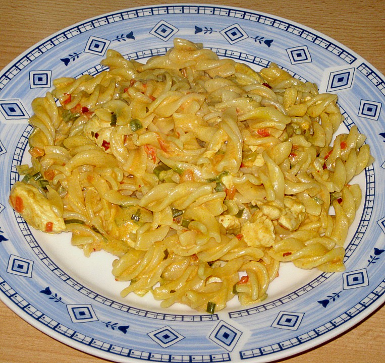 Pasta in Curry - Puten Sauce von Denise27 | Chefkoch.de