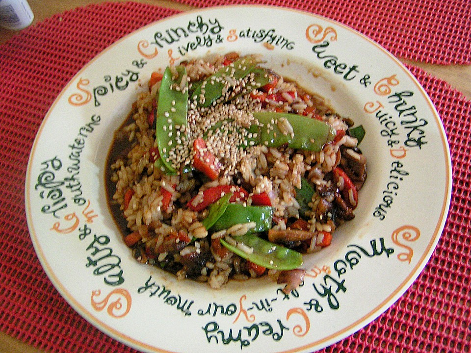 Asia-Wokgemüse mit Reis von shinysummer | Chefkoch.de
