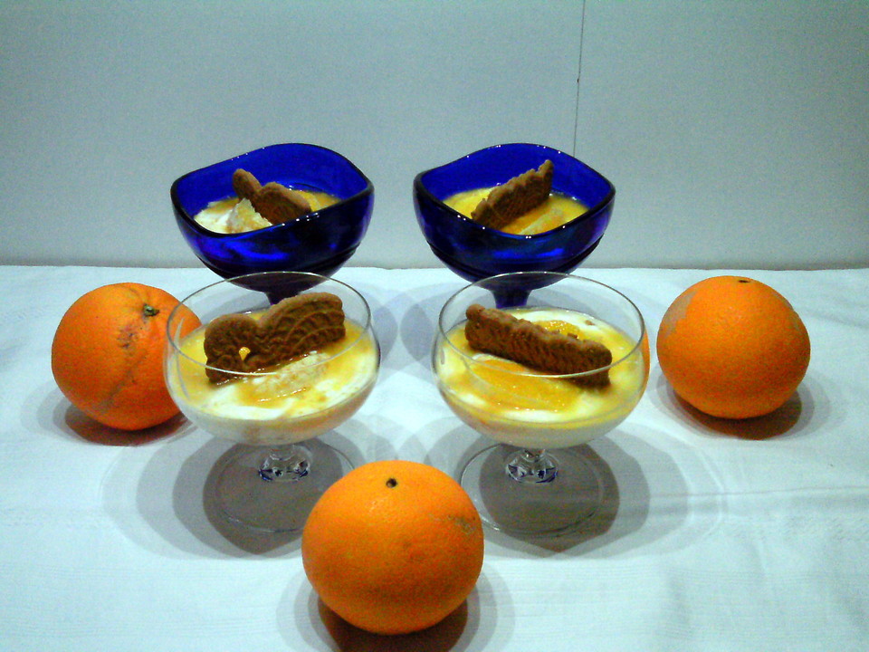 Orangen-Amaretto-Quark Dessert Von Mima53 | Chefkoch.de