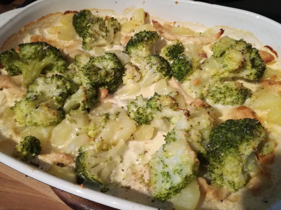 Brokkoli-Kartoffel-Gratin mit Schinken von Baerinho | Chefkoch.de