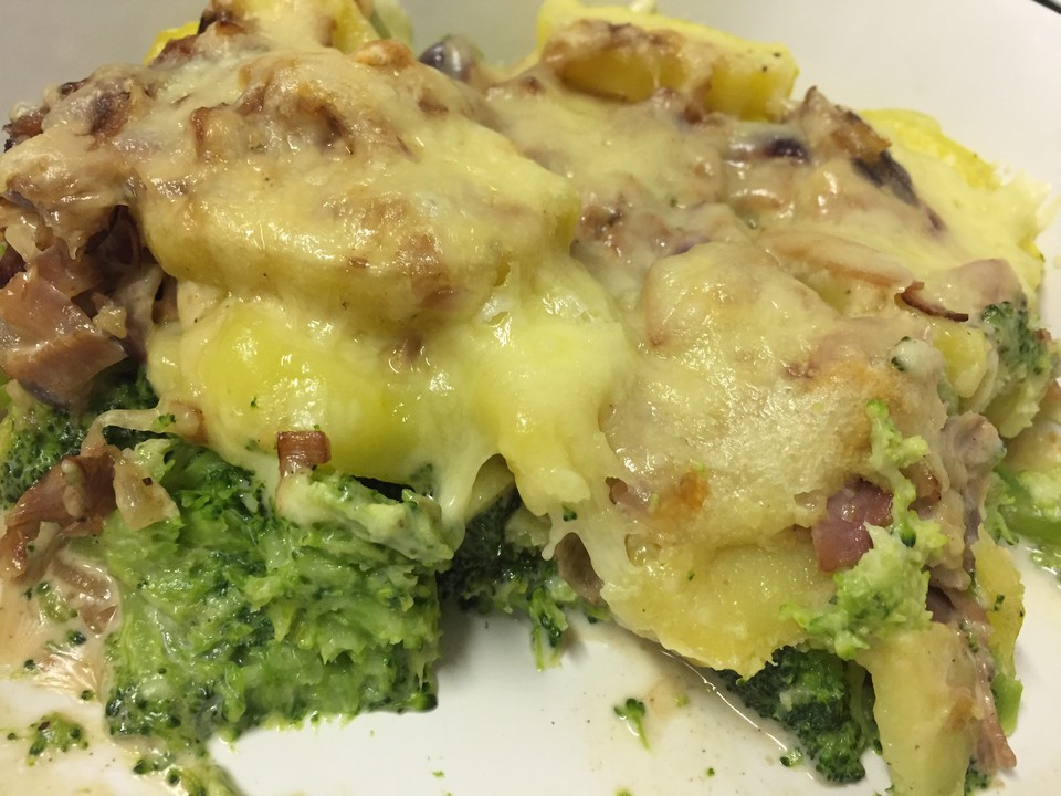 Brokkoli-Kartoffel-Gratin mit Schinken von Baerinho | Chefkoch.de