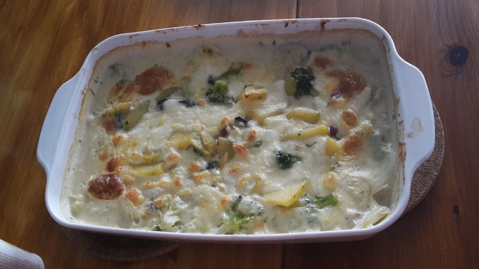 Brokkoli-Kartoffel-Gratin mit Schinken von Baerinho | Chefkoch.de