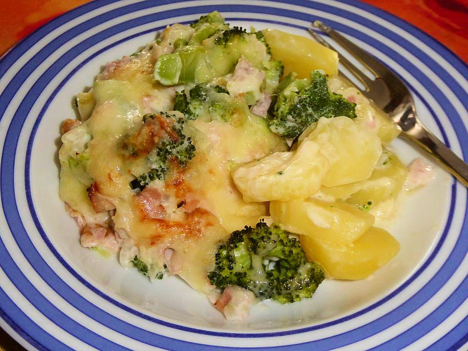 Brokkoli-Kartoffel-Gratin mit Schinken von Baerinho | Chefkoch.de