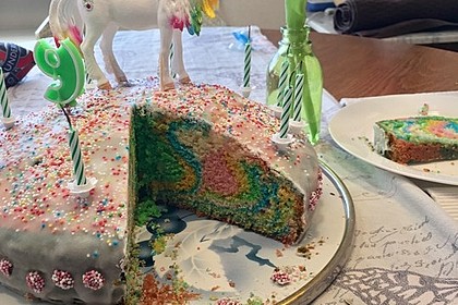 Regenbogen-Kuchen von bumblebee92 | Chefkoch.de