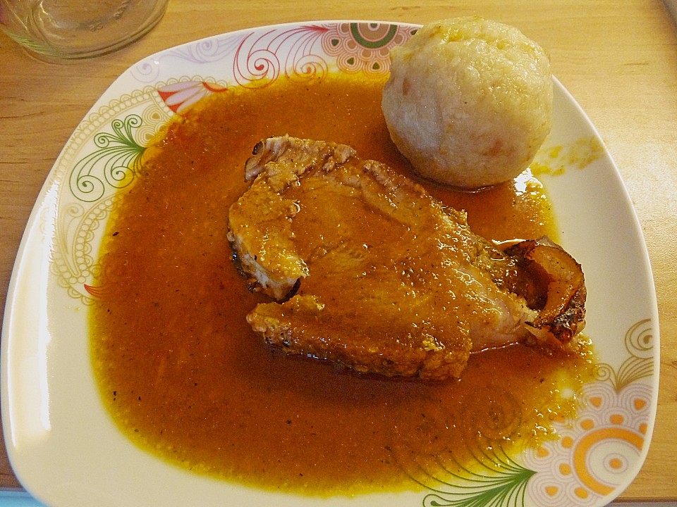 Schweinebraten mit gschmackiger Biersoße von Nicky0 | Chefkoch.de