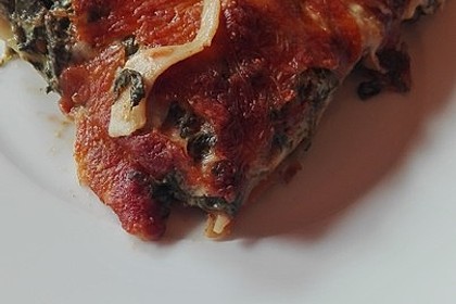 Vegetarische Spinat-Gemüse Lasagne mit Tomatensoße 8