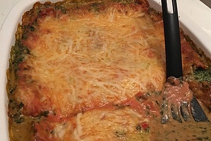 Vegetarische Spinat-Gemüse Lasagne mit Tomatensoße 9